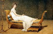 Jacques-Louis  David Portrait of Madame Recamier painting